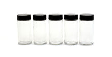 Load image into Gallery viewer, Orii 3oz Jar/Spice Jars with Black Lids (5 Pieces) - My Spice Racks