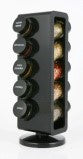 Load image into Gallery viewer, 10 Jar Rotating Spice Rack - No Spices - Black Lids - My Spice Racks