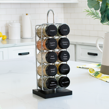 Load image into Gallery viewer, 10 Jar Spice Rack with Custom Spices - My Spice Racks