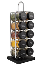 Load image into Gallery viewer, 10 Jar Spice Rack with Custom Spices - My Spice Racks