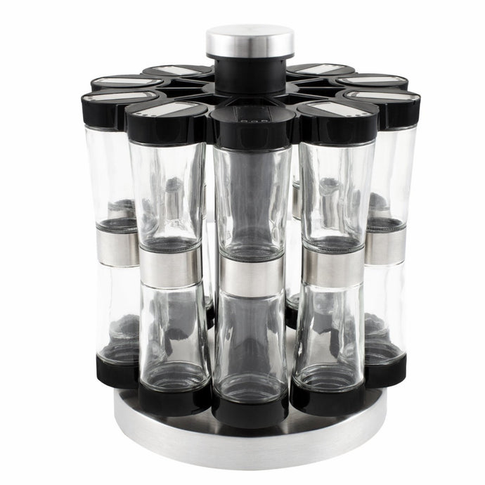 20 Jar 2-in-1 Hourglass Spice Rack - No Spices - My Spice Racks