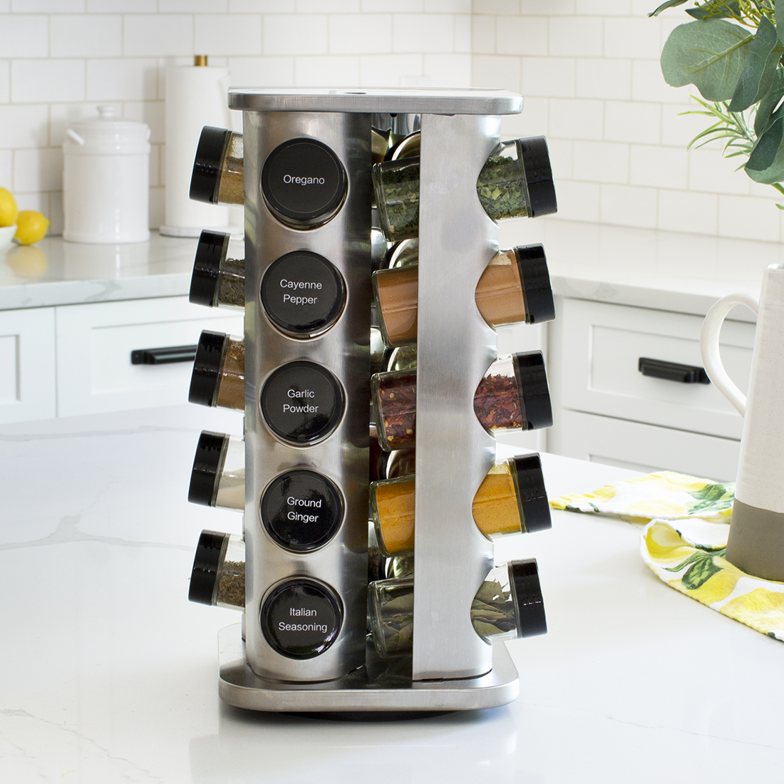 Orii 20 jar rotating spice sale rack
